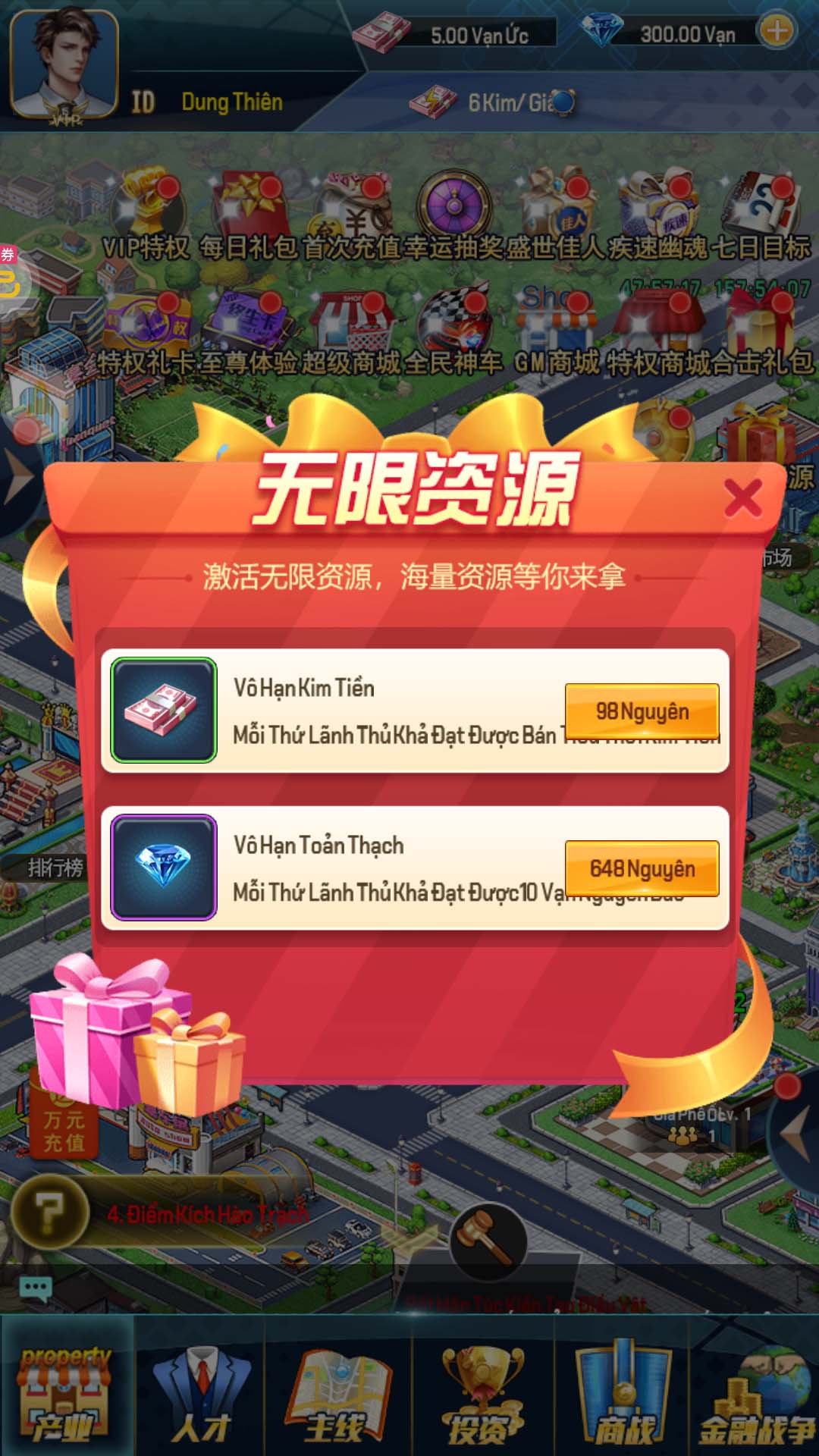 Thiên Tài Kinh Doanh- Việt Hóa - Tm Game 99