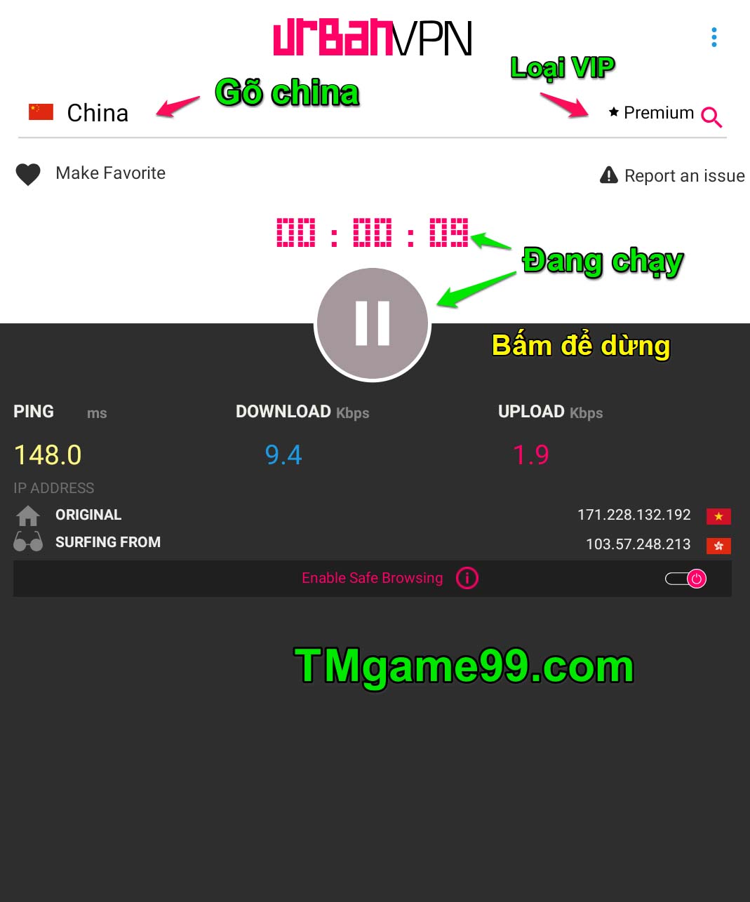 Tmgame99 Urban Vpn