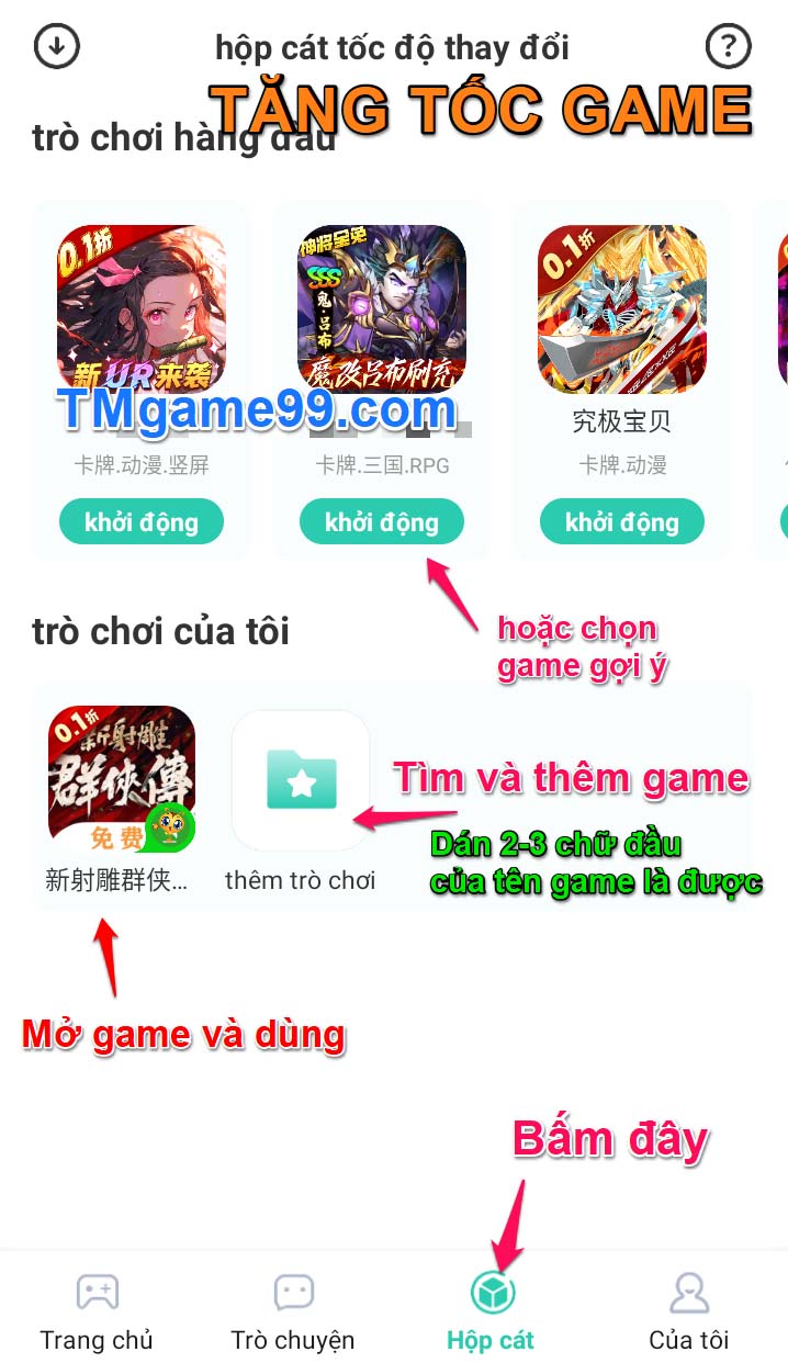 Tmgame99 App 5535 Tăng Tốc Game