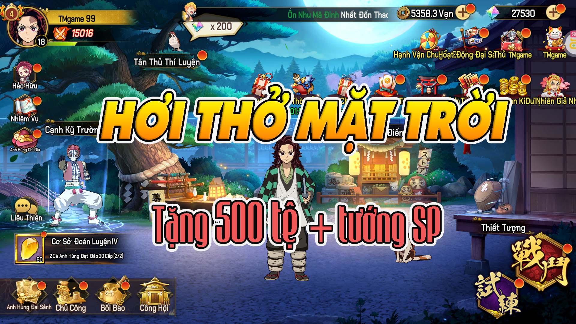 Tmgame99 Hơi Thở Mặt Trời Banner Ok