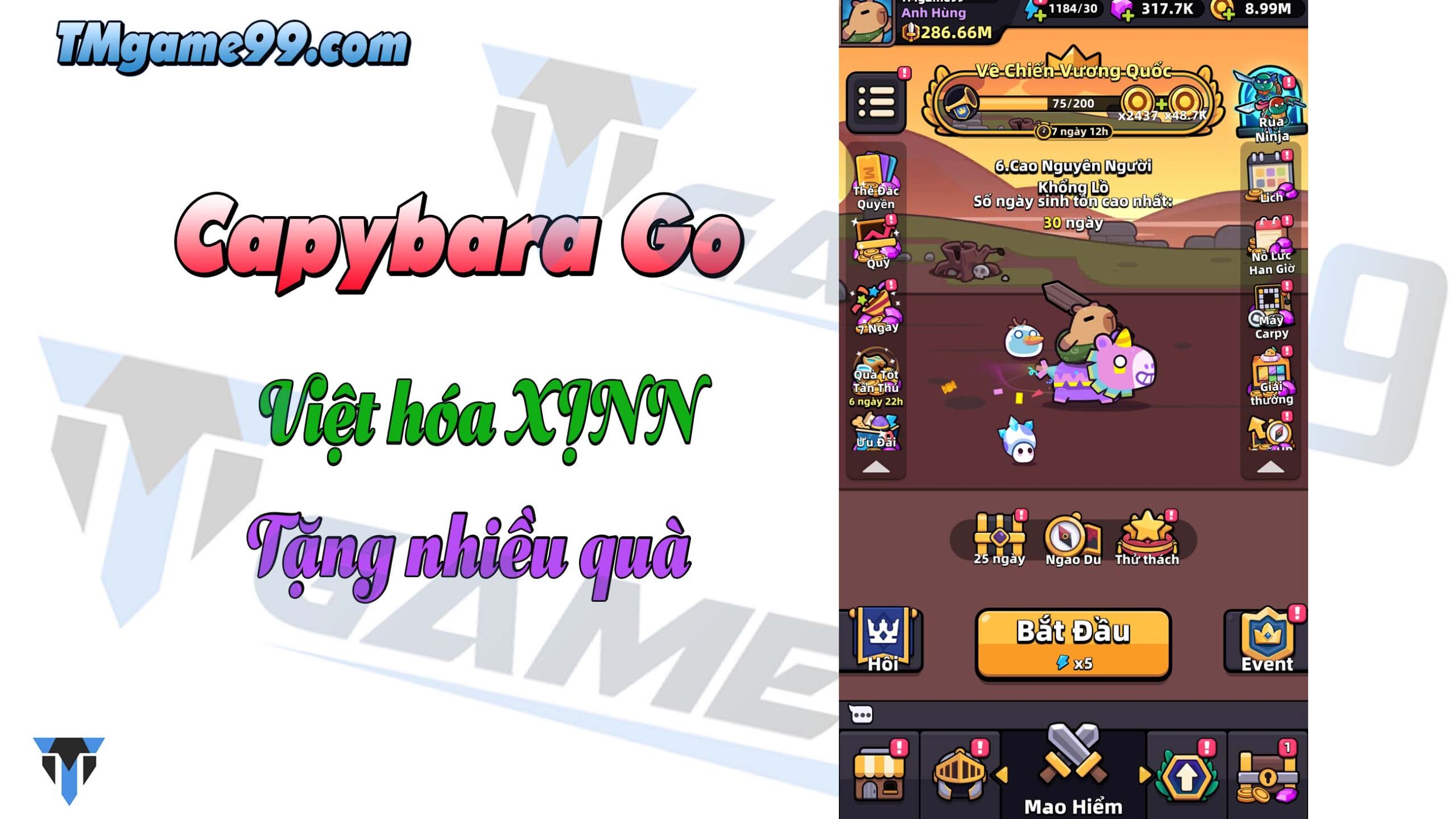 Tmgame99 Capybara Go Banner